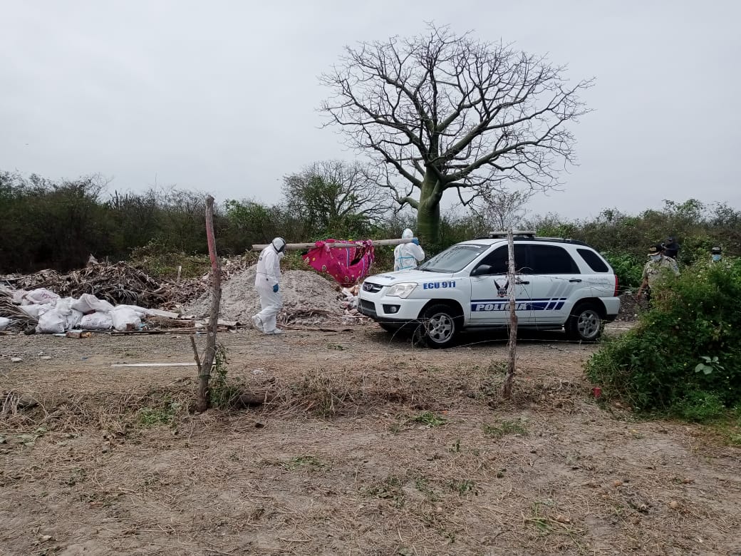 Mujer muerta Jaramijó cuerpo chica