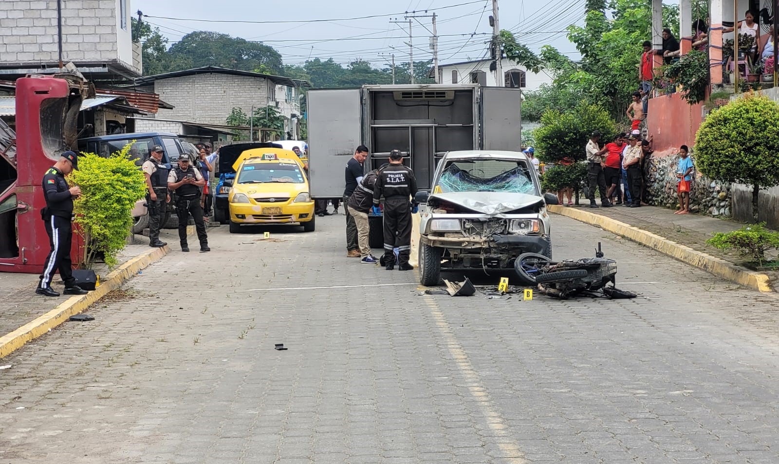 Motociclista murió en accidente Puerto Limón Santo Domingo