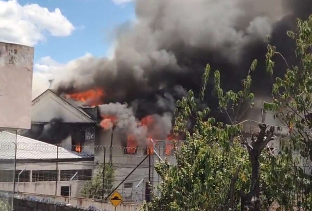 Incendio en el Centro de Adolescentes Infractores Virgilio Guerrero, en Quito