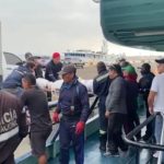 Pescadores fallecdiso en helicóptero llegaron en barco Julia D