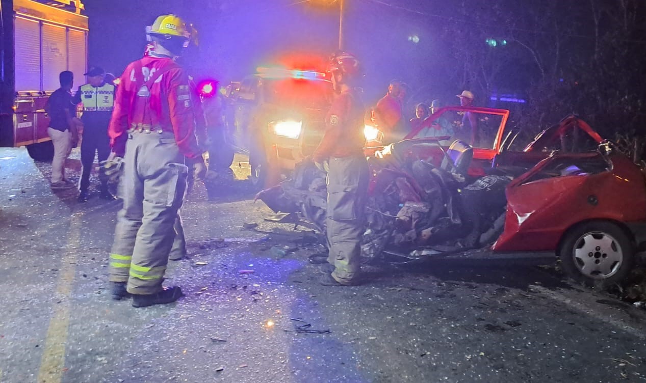 Dos hombres muertos en Santo Domingo accidente en San Jacinto