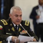Fausto Salinas deja la Comandancia General de la Policía Nacional, así lo confirmó Juan Zapata, ministro del Interior.