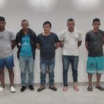 Cinco supuestos miembros de una banda de cuatreros cayeron durante allanamientos realizados por agentes de la Policía Nacional.