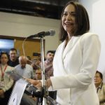 María Corina Machado es la candidata presidencial de la oposición en Venezuela para las elecciones presidenciales de 2024.