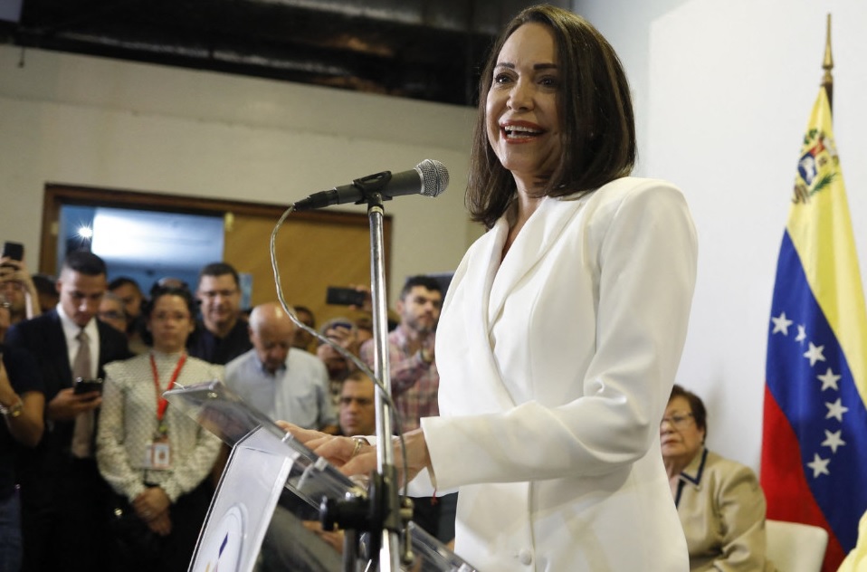 María Corina Machado es la candidata presidencial de la oposición en Venezuela para las elecciones presidenciales de 2024.