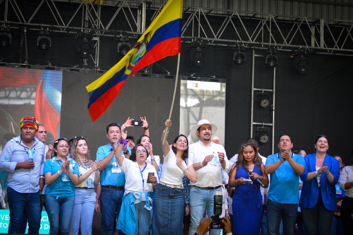 Luisa González, excandidata a la Presidencia de la República es la nueva presidenta del movimiento Revolución Ciudadana.