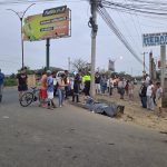 Perdió a su esposo en un accidente de tránsito, en Portoviejo