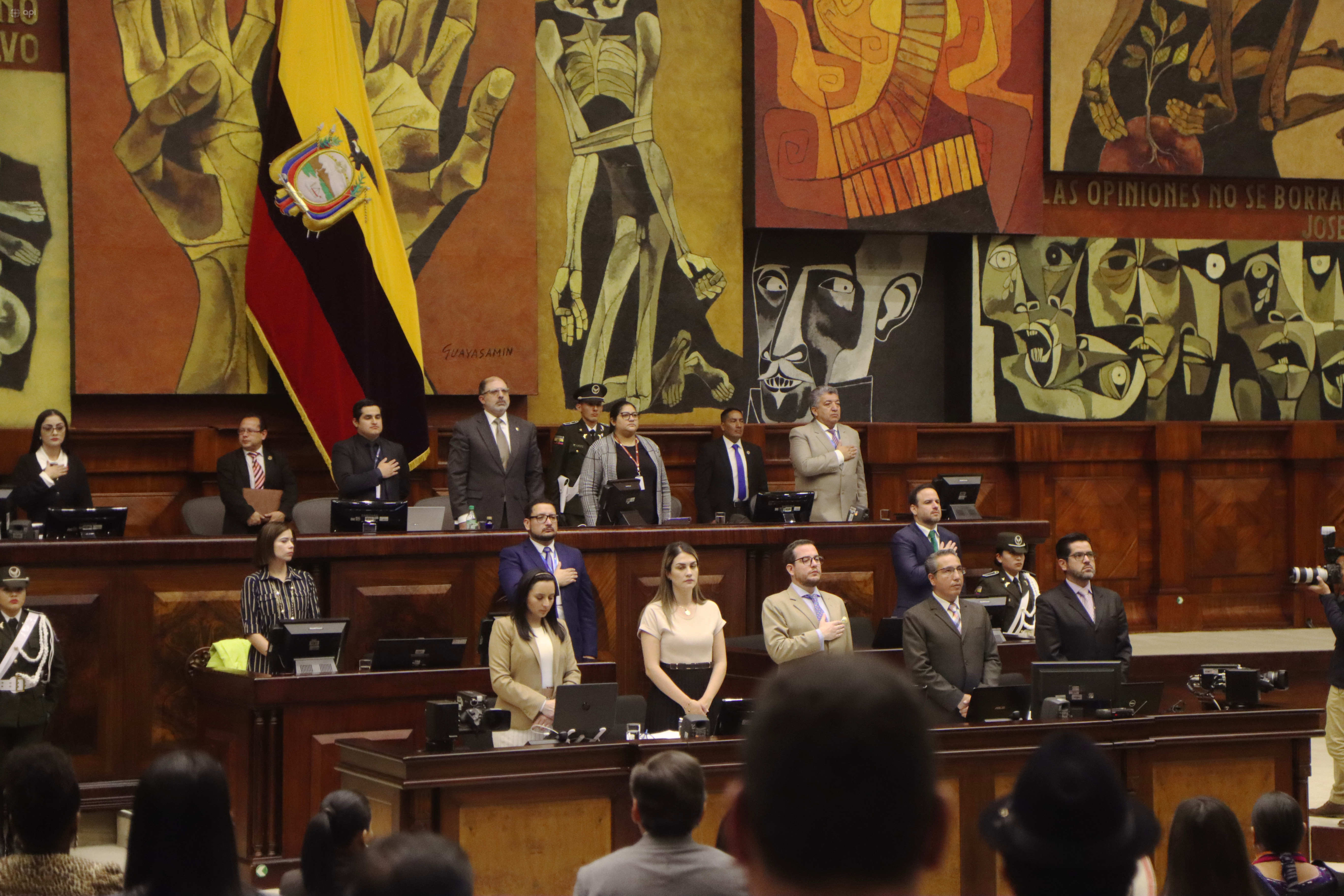 La Asamblea Nacional de Ecuador registra una puntuación de apenas el 42,5 % sobre 100, es decir, puntos bajos.