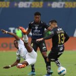 Sangolqui, domingo 10 de diciembre del 2023 Cotejo entre Liga Deportiva Universitaria vs Independiente del Valle, Final de ida por el Campeonato de la LigaPro 2023,en el Estadio Banco de Guayaquil. Fotos:Rolando Enríquez/API