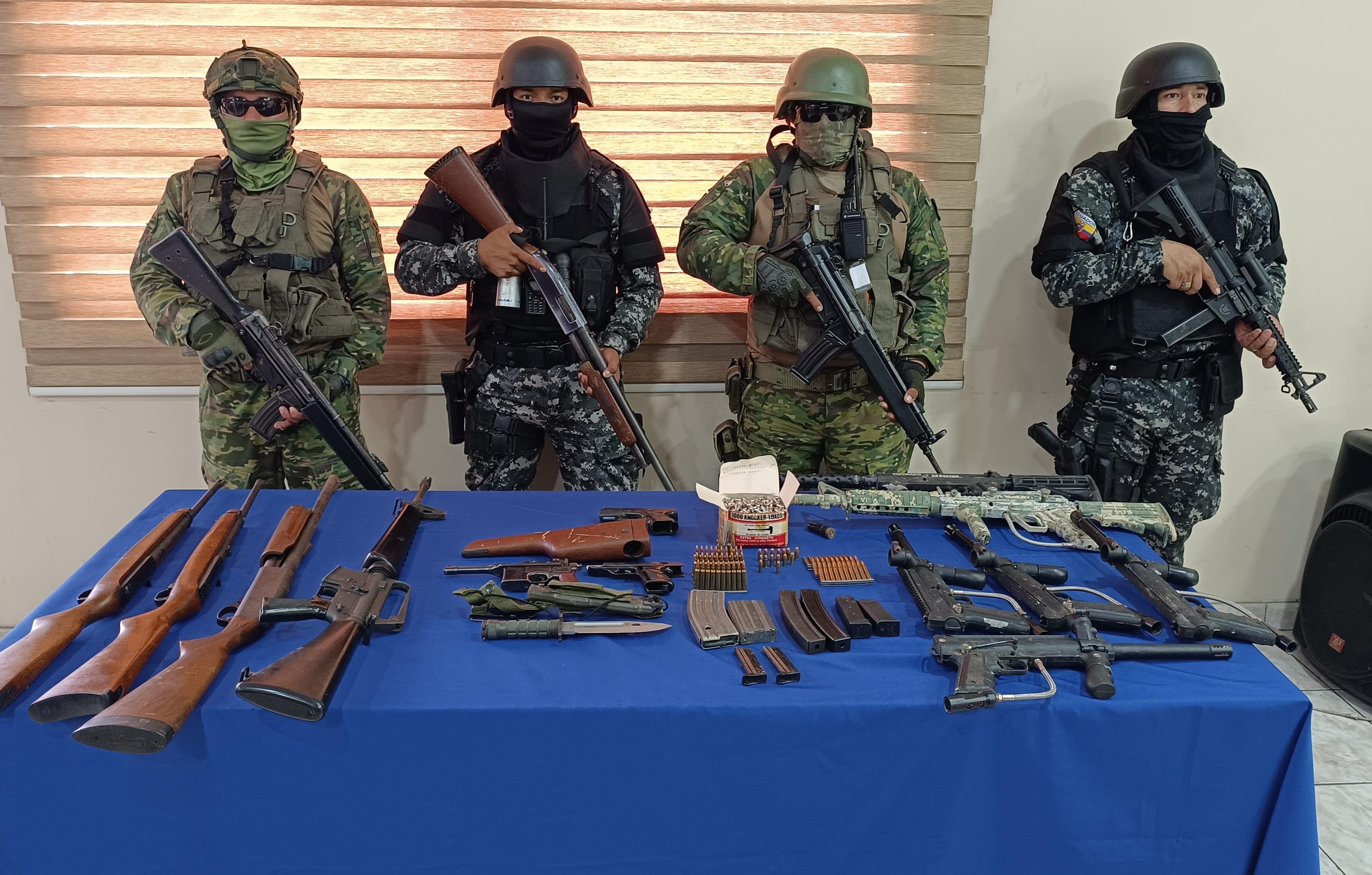 Armas incautadas en Santo Domingo en el 2023