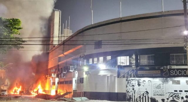 'Noche de terror' en Brasil tras el descenso de Santos