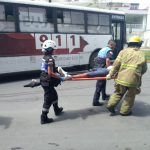 Simulacro de accidente de tránsito se realiza en Santo Domingo