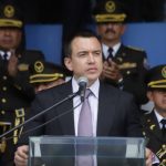 El Presidente Daniel Noboa entregó equipamiento a la Policía