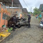 Un carro se incendió y causó alarma en Portoviejo