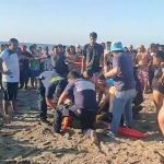 Remolinos en el mar cobraron la vida de un bañista