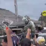Les echaron espuma a Militares que patrullaban en Crucita, Portoviejo