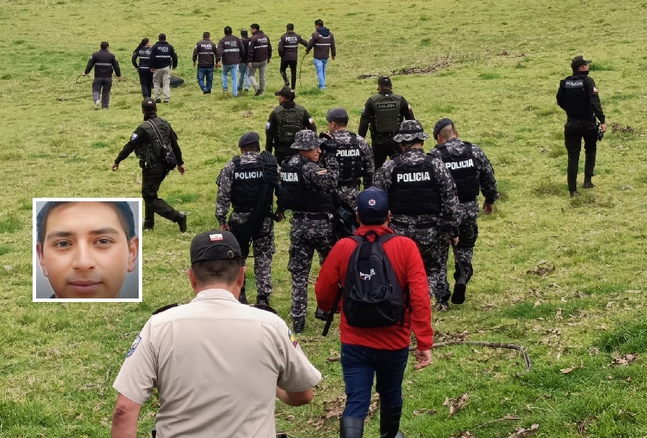 El Gobierno publicó la foto de Jonathan Goyes Narváez en la lista de los más buscados de Ecuador por femicidio.