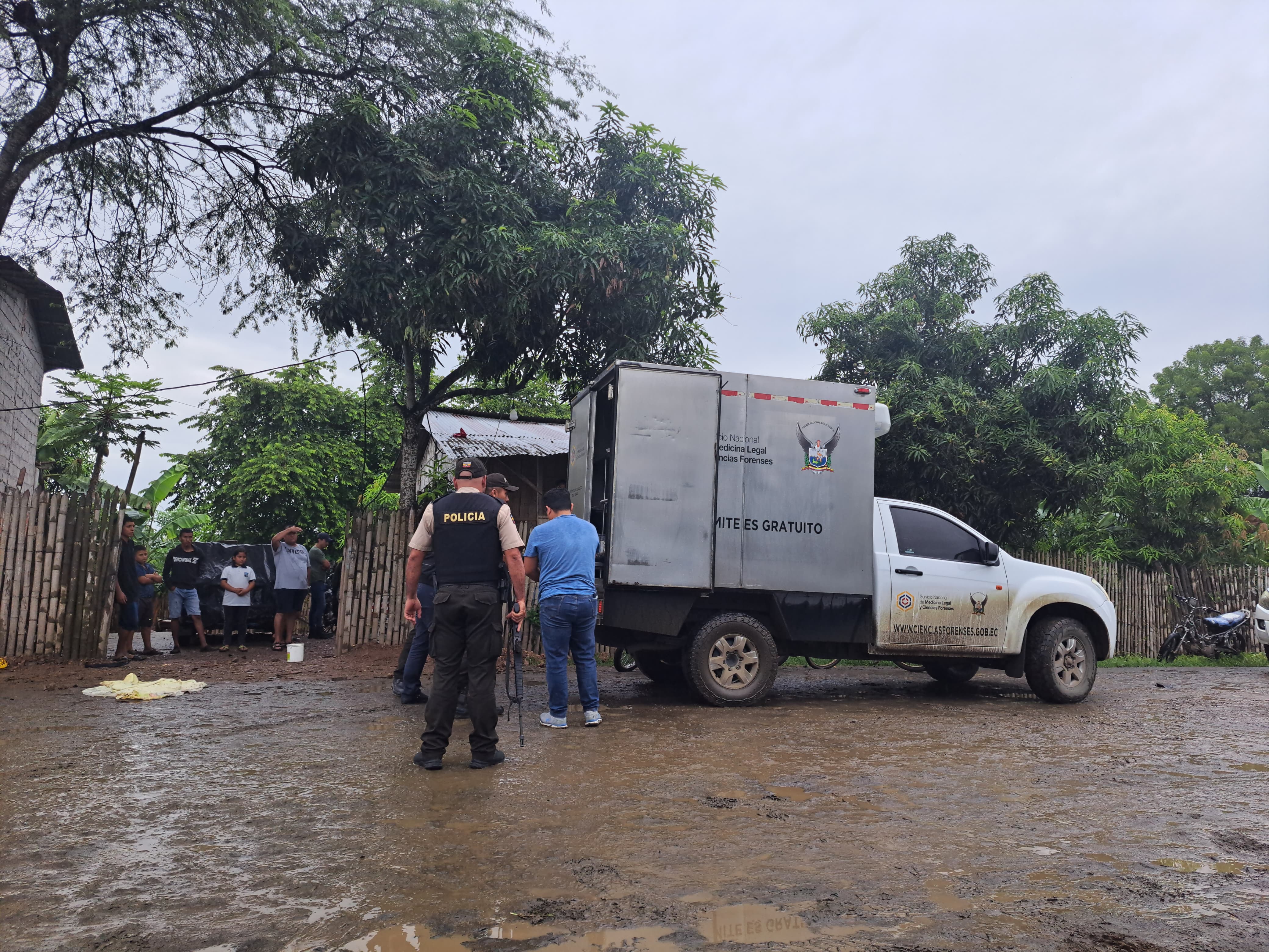 El primer asesinato del mes de febrero del 2024, en Portoviejo, se registtró en un tramio de la vía Colón-Quimis.