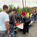 El colapso de un tramo de la vía 'Paralelo Cero' que une Manabí con Santo Domingo de los Tsáchilas, cobró una vida.