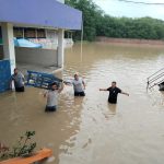 Desalojan la Casa de la Cultura por inundaciones