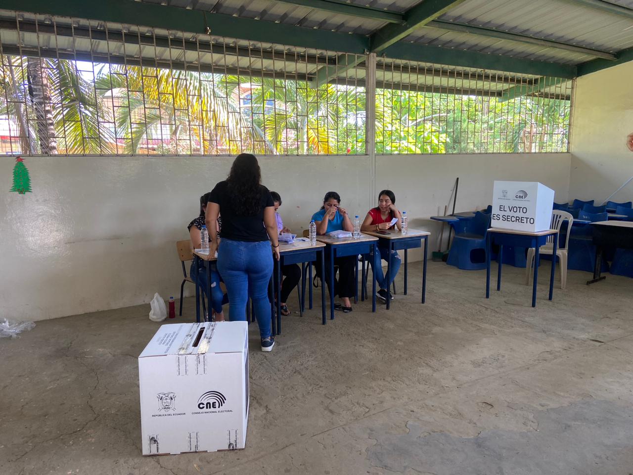 Los habitantes de la parroquia Sosote, de Rocafuerte, volvieron a las urnas este domingo 17 de marzo del 2024.