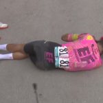 Richard Carapaz sufrió una fuerte caída en Tirreno Adriático