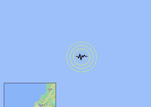 sismo frente a las costas de Manta