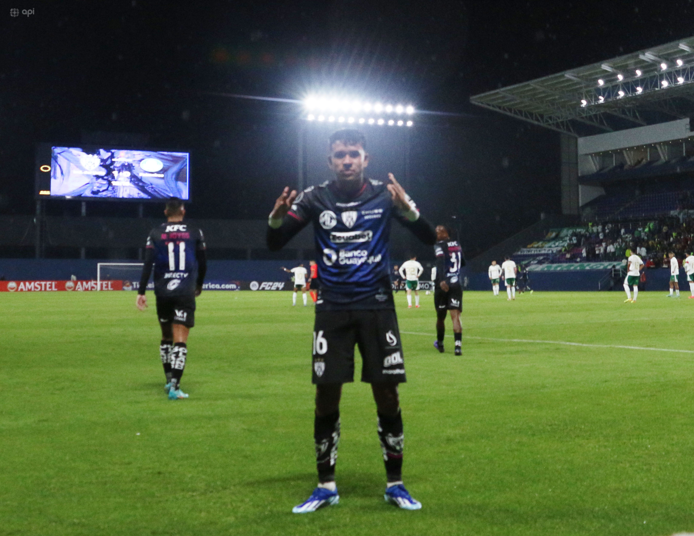 kendry Páez anotó ante Palmeiras