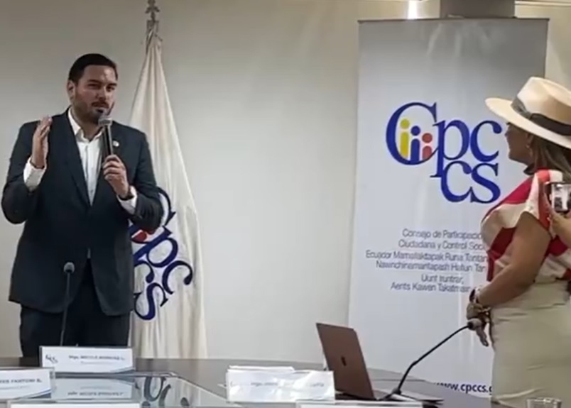 Andrés Fantoni ha sido designado como el presidente del el Pleno del Consejo de Participación Ciudadana y Control Social (CPCCS).