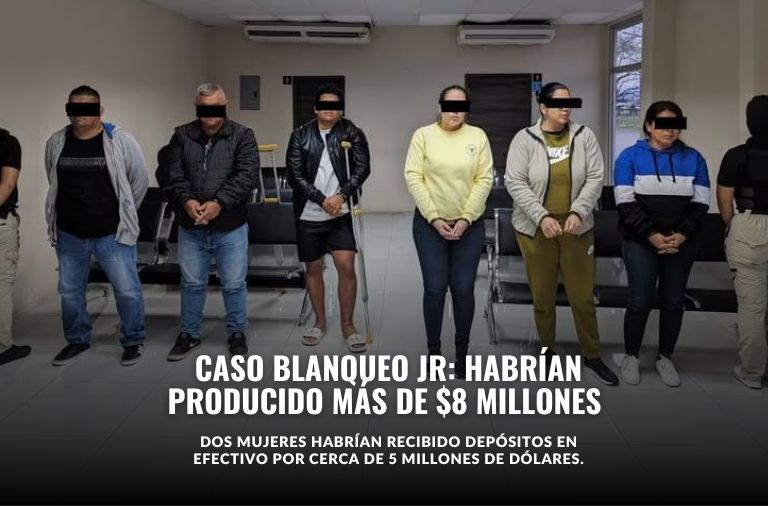 Como parte de las investigaciones del caso Blanqueo JR, la Fiscalía General de Estado (FGE) apunta a dos mujeres; Leidi R. y Liseth H.