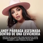 Landy Párraga Goyburo, reconocida modelo y reina de belleza fue asesinada de varios disparos dentro de una cevichería.
