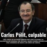 Carlos Pólit es declarado culpable de sobornos en Estados Unidos.