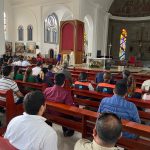 Por la conmemoración de los ocho años del terremoto de abril del 2016, el Municipio de Portoviejo realizó varios actos.