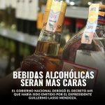 Tras la derogatoria del decreto ejecutivo 645 se prevé un incremento en el precio de las bebidas alcohólicas.