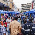 Delincuente fue atrapado en zona comercial de Guayaquil.