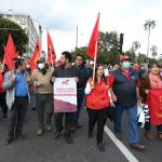 Decenas de trabajadores y representantes de diferentes organizaciones realizaron marchas para conmemorar el Día del Trabajador.