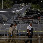 un escenario se desplomó en México