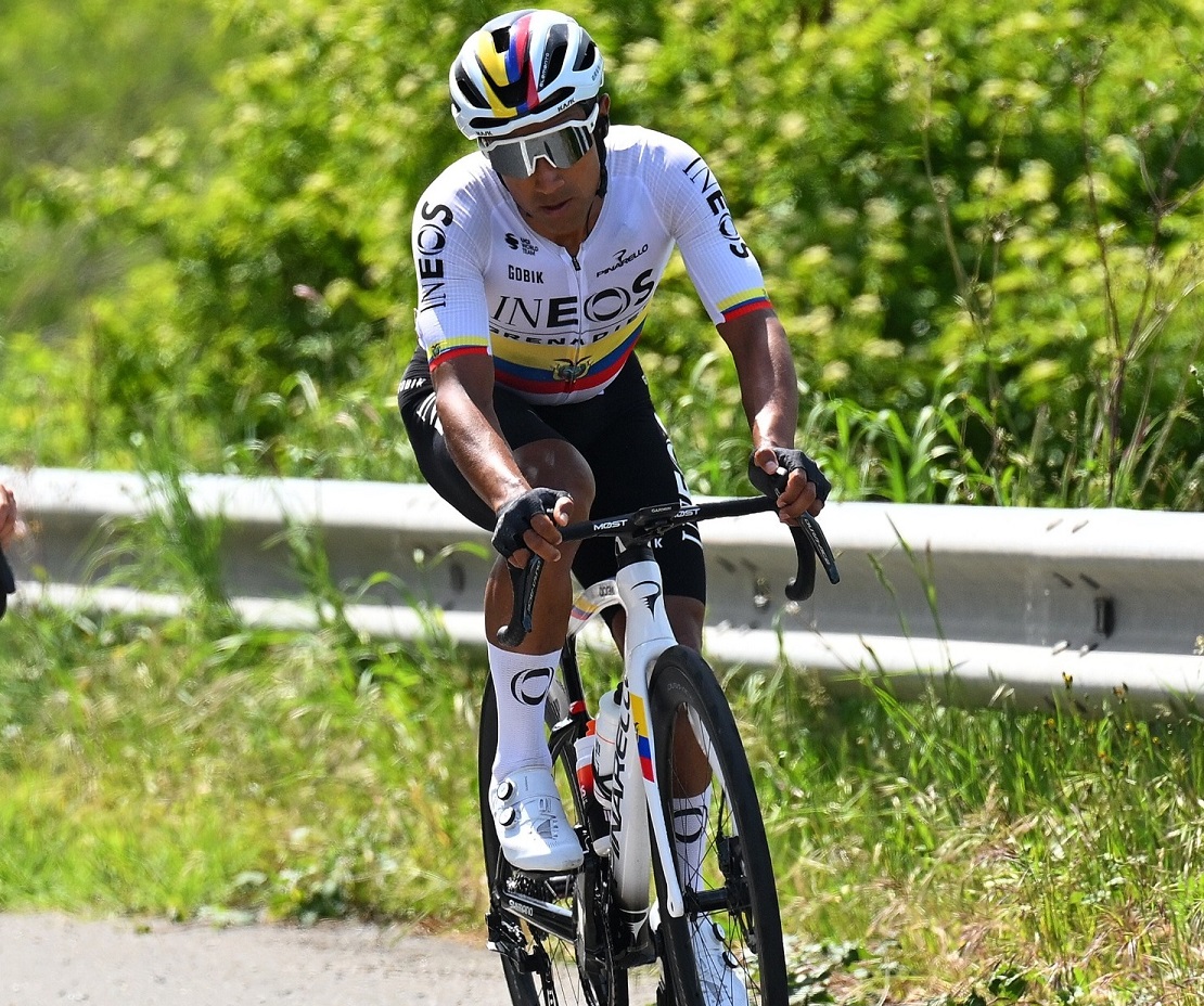 El ciclista ecuatoriano Jonathan Narváez llegó quinto en la sexta etapa del Giro de Italia, disputada este jueves 9 de mayo de 2024.