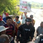 Olón protesta construcción