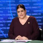 Mónica Palencia, ministra del Interior, justificó la presencia policial en la comuna Olón, de la provincia de Santa Elena.