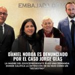 Norma Espinel Aráuz, madre del exvicepresidente Jorge Glas, presentó una demanda en contra del Presidente de la República,  Daniel Noboa, y otros cuatro funcionarios.