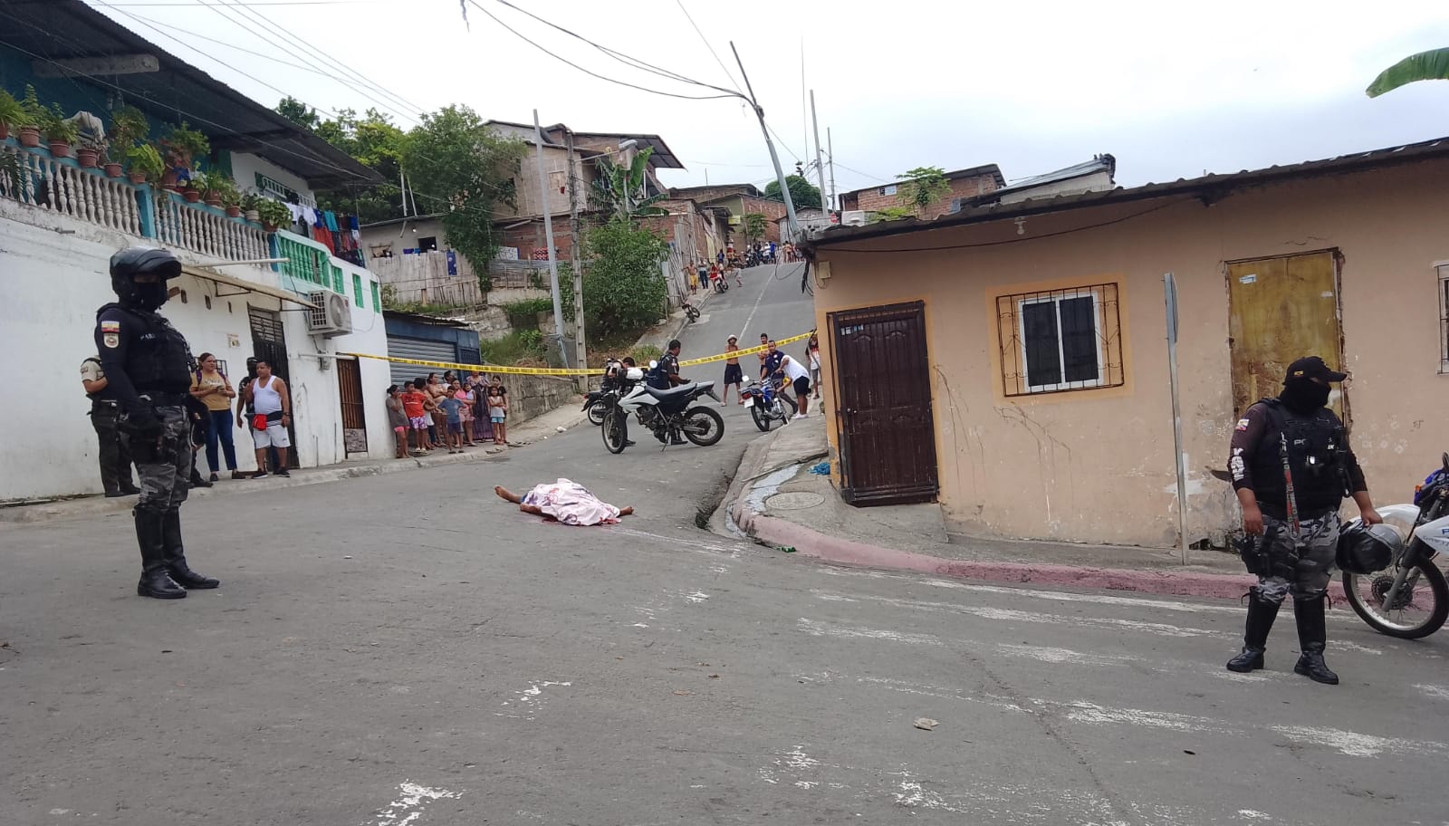 hecho violento en la parroquia San Pablo de Portoviejo
