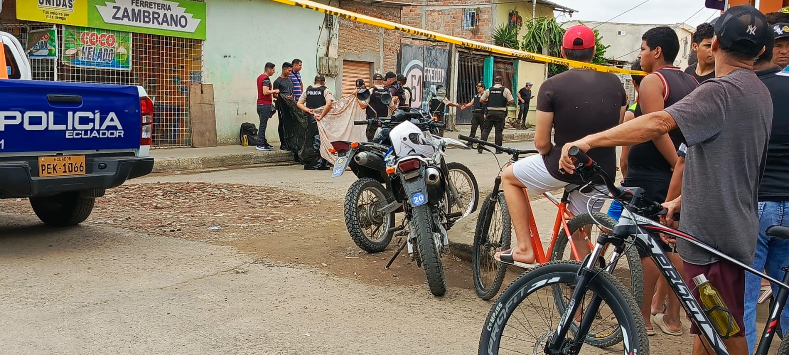 muerto en Montecristi
