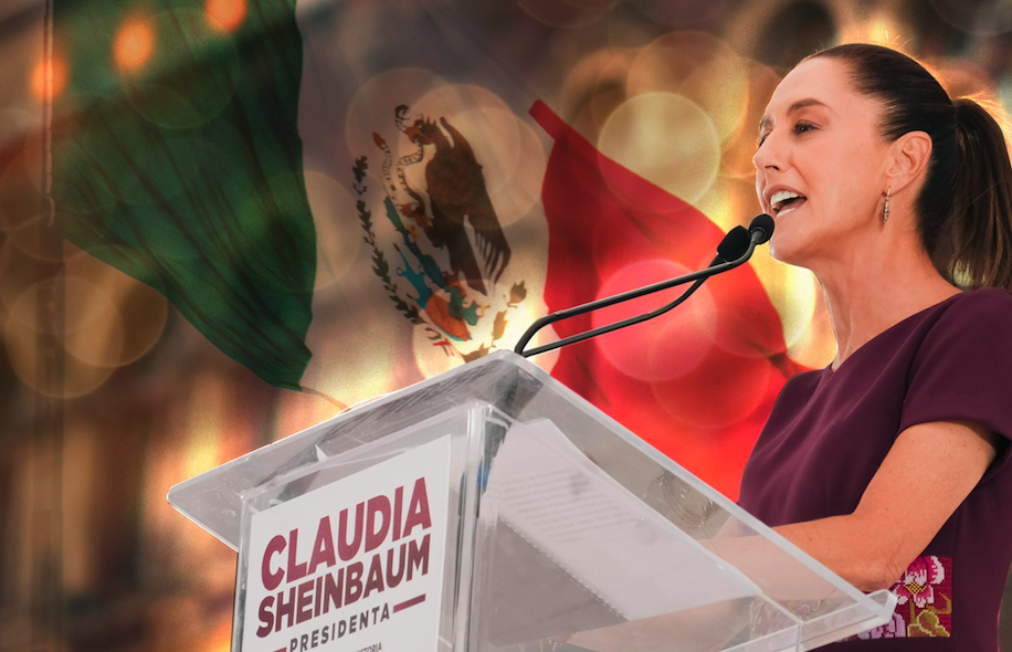 Claudia Sheinbaum es la primera mujer en la presidencia de México