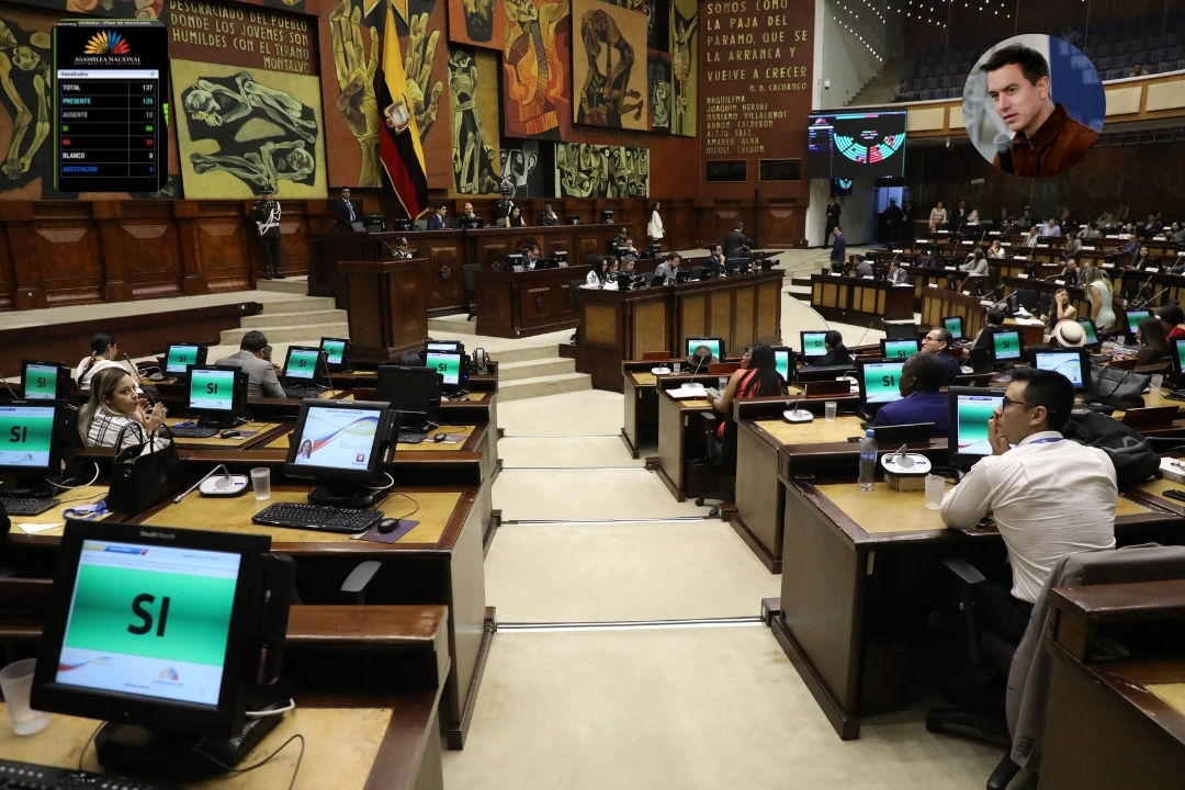 Declaraciones de Daniel Noboa, repudiadas en la Asamblea Nacional