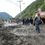 Hasta ahora asciende a doce el número de fallecidos luego de un deslave de gran magnitud registrado en el cantón Baños.
