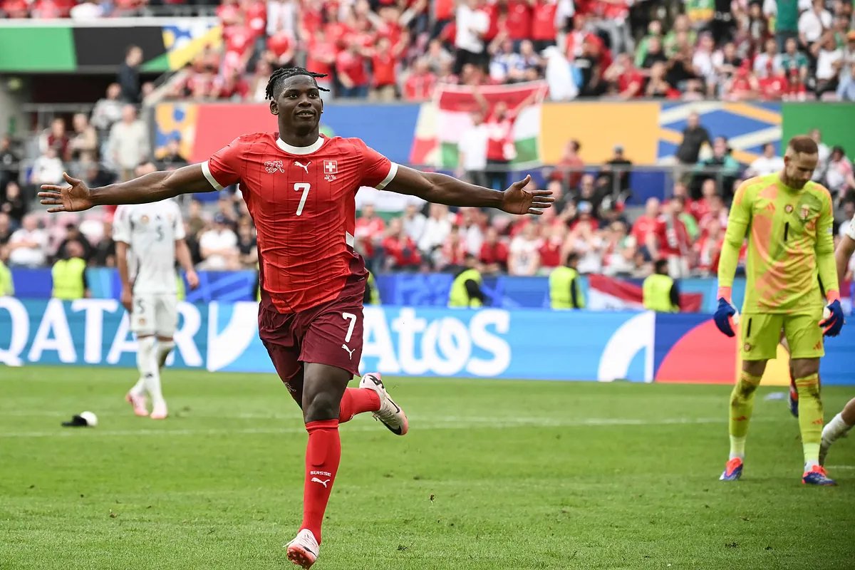 Suiza venció a Hungría y Alemania goleó a Escocia