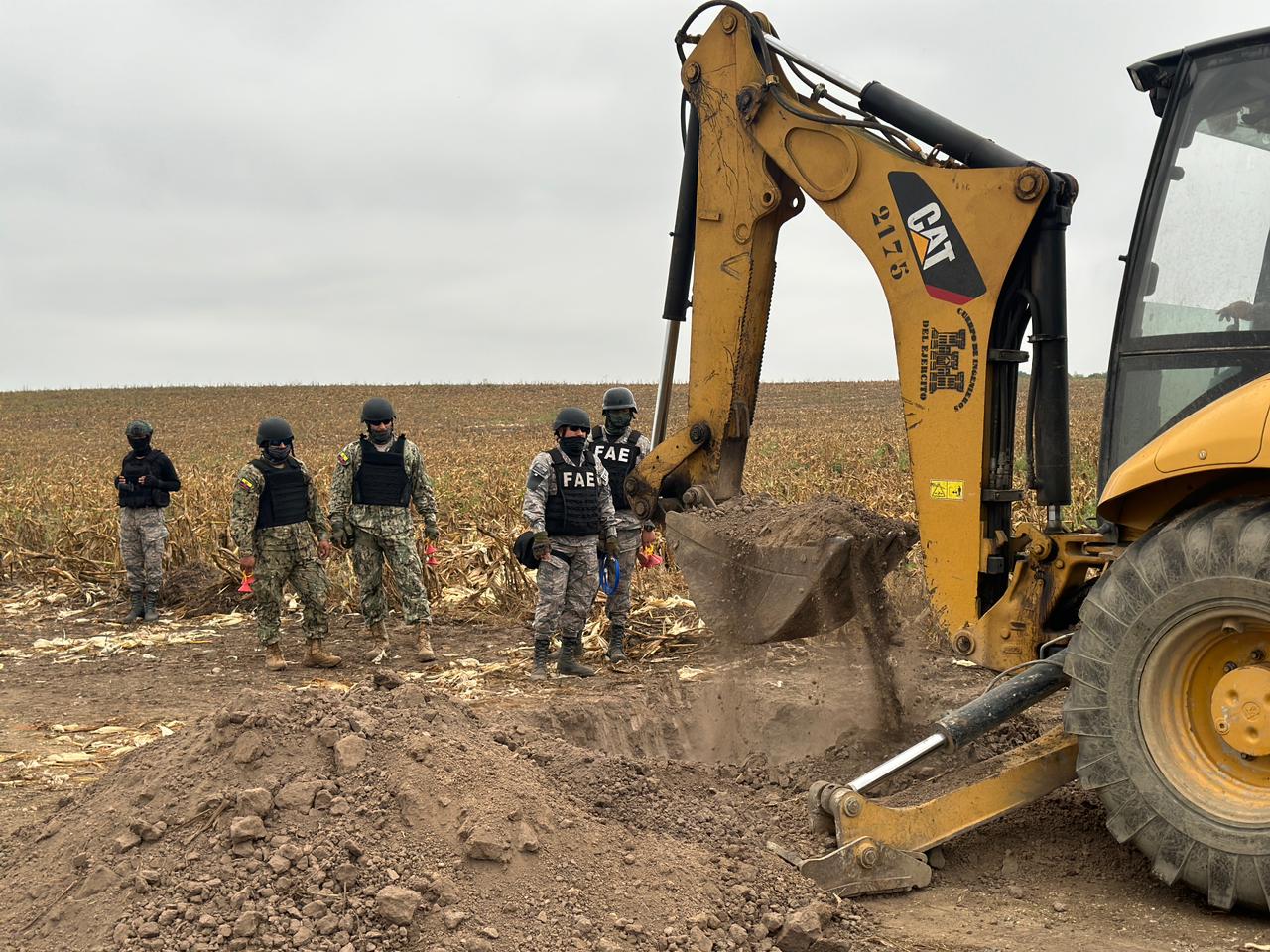 Una pista clandestina fue descubierta y destruida en el sitio Manantiales, del cantón Montecristi en Manabí.