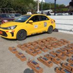 Taxi con droga circulaba por la vía Portoviejo-Crucita