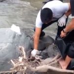 hallan el cadáver de un bebé en el río Toachi